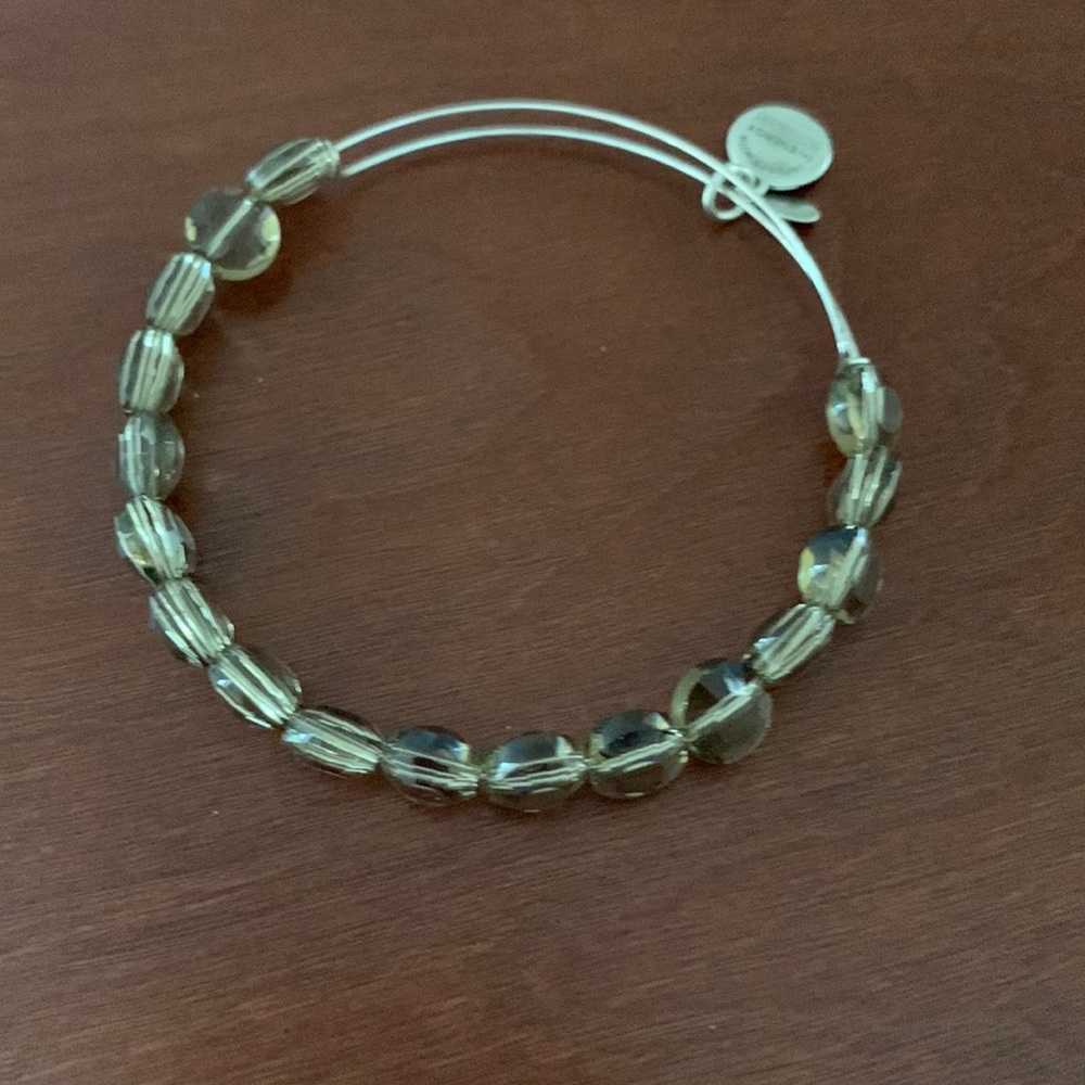 Alex and Ani brown taupe color bead bracelet